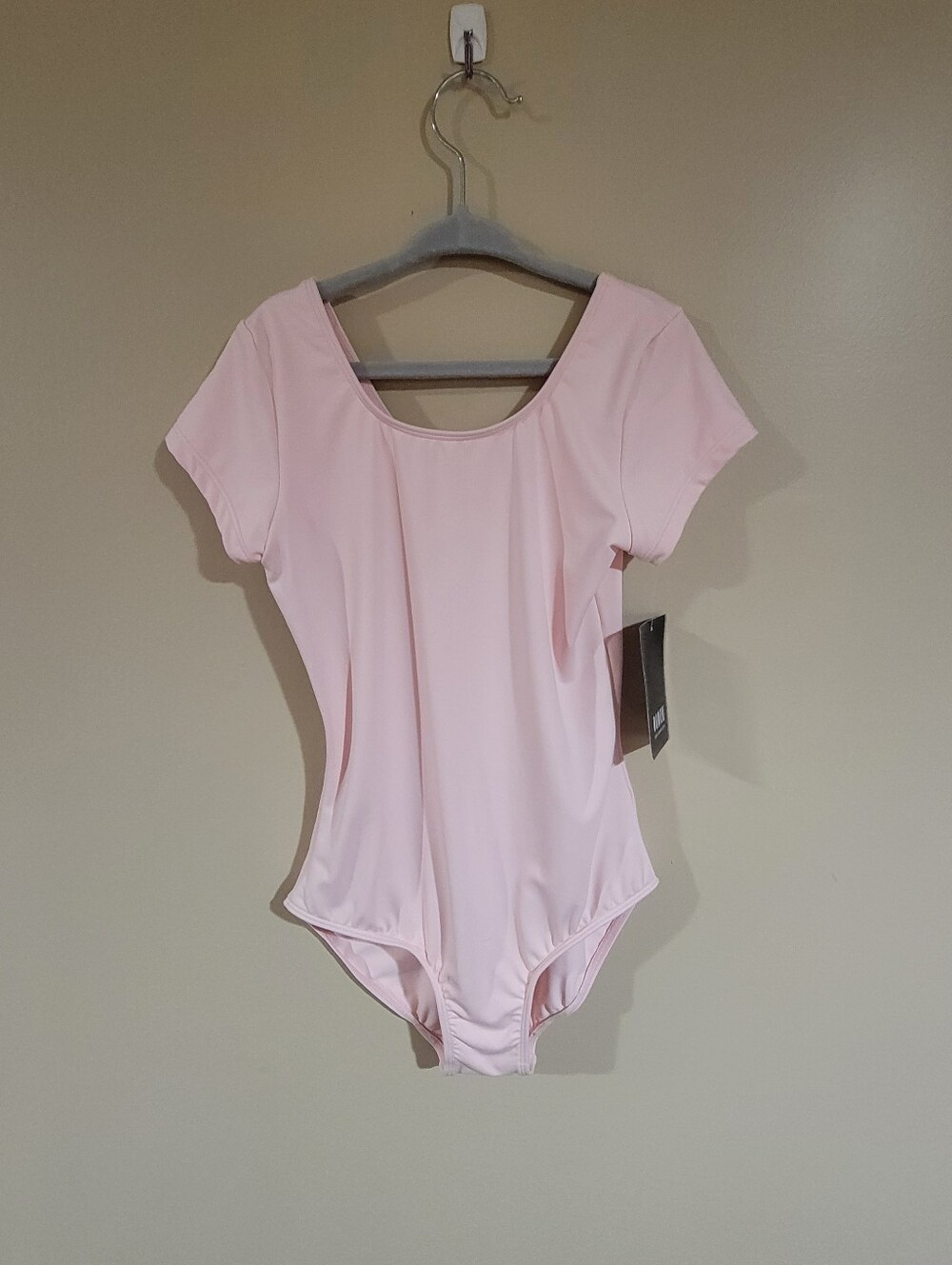 Bloch Cap Sleeve Pink Leotard Size 12  NWT